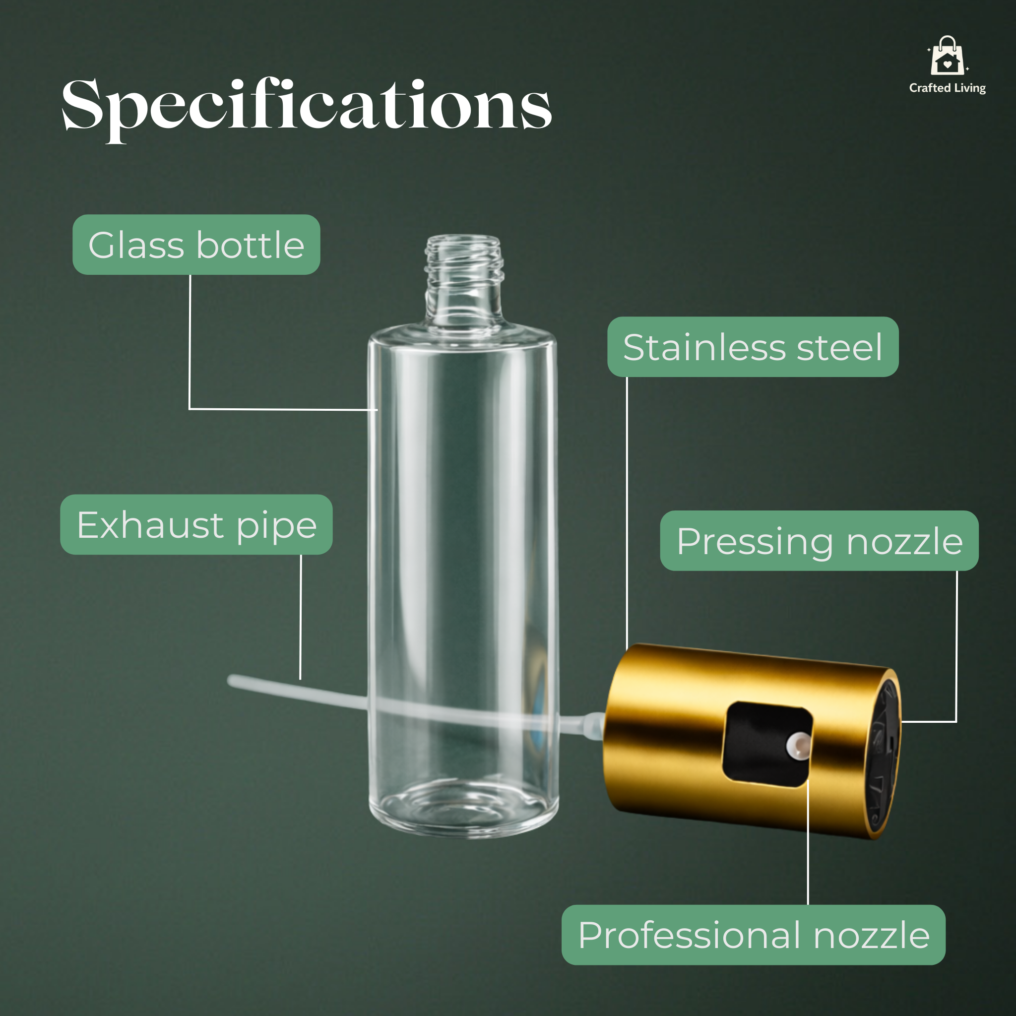 Golden Oil Mist Sprayer