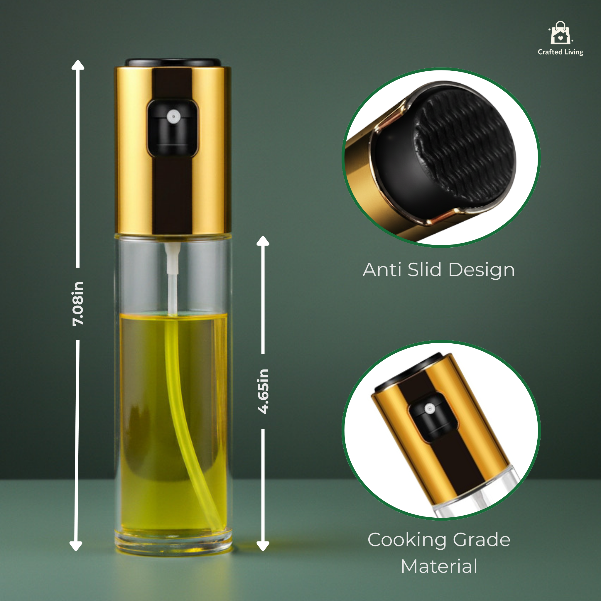 Golden Oil Mist Sprayer